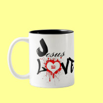jeSUS equals love mUG mugs