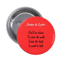 Jesús es botones del amor pins