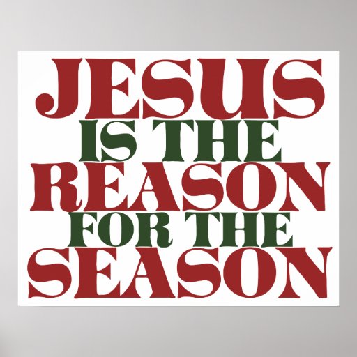 Jesús es la razón de la estación poster
