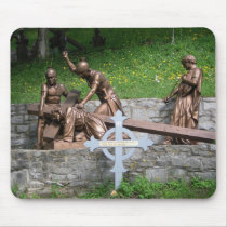 Jesus falls the first time - 3rd station mousepads