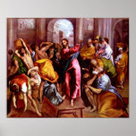 Jesus’ First Cleansing of the Temple (John 2:13) posters