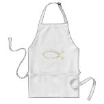 Jesus fish apron