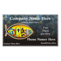 Jesus Fish Business Card