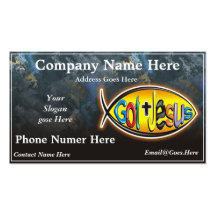 Jesus Fish Business Card - Customized