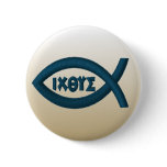 Jesus Fish buttons