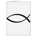 Jesus Fish cards by Thinkdifferent Jesus Fish cards