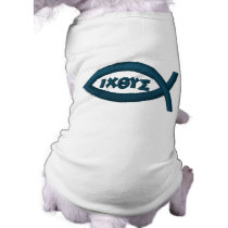 Jesus Fish Pet T Shirt