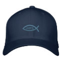 Jesus Fish embroideredhat