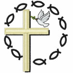 Jesus Fish Encircling Cross
