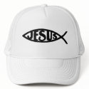 Jesus Fish (Hat Black)