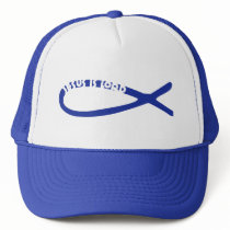 Jesus Fish - Jesus Is Lord Mesh Hat
