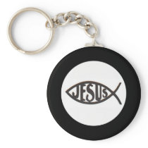 Jesus Fish Keychain