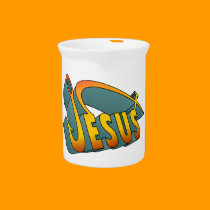 Jesus Fish Nail pitchers