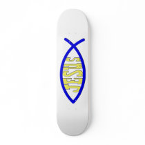 Jesus Fish Skateboard