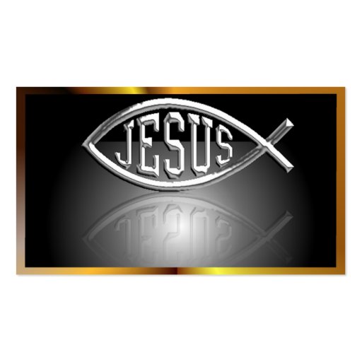 Jesus For The World Business Card Templates (back side)
