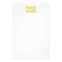 Jesus Freak (SUSEJ KAERF) Stationery Design