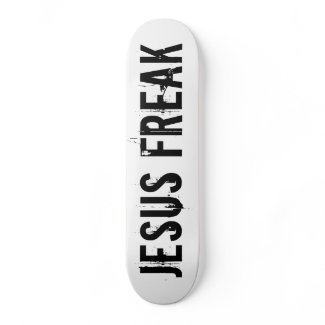 Jesus Freak White Skateboard