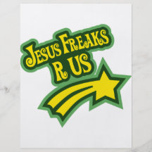 Jesus Freaks Are Us Personalized Flyer