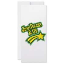Jesus Freaks Are Us rack cards