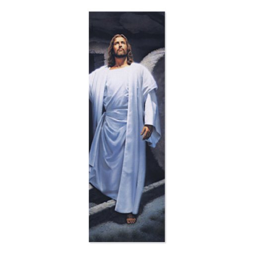 Jesus Has Risen- Book Mark-Quick Scriptures Business Card (front side)