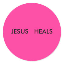 JESUS   HEALS stickers