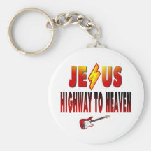 Jesus Highway to Heaven Key Chain