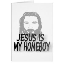 Jesus Homeboy Greeting Card