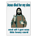 Jesus Humor Greeting Card