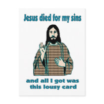Jesus Humor postcards by godless_heathen Jesus Humor postcards