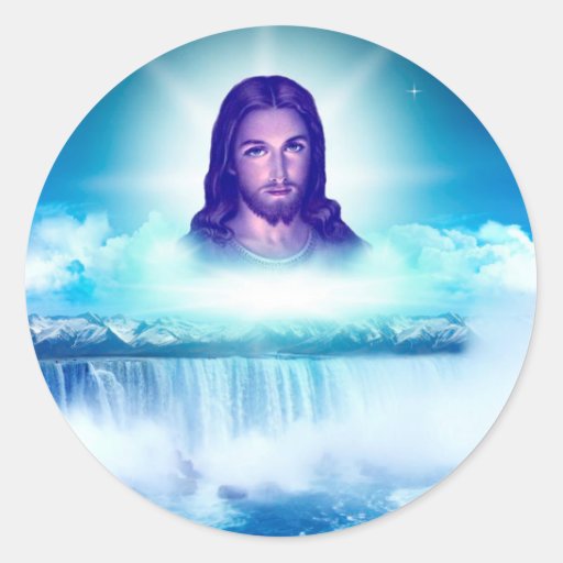 Jesus Image Classic Round Sticker Zazzle 4937