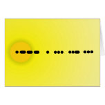 Jesus in Morse Code Greeting Card - Customize It! cards
