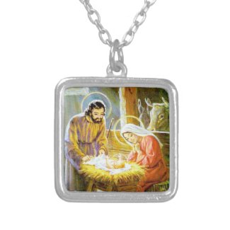Jesus In The Manger Christmas Nativity Custom Jewelry