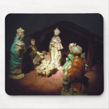 Jesus Is Born Mousepads