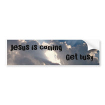 Jesus is coming bumper sticker