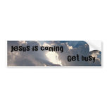 Jesus is coming bumper sticker