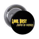 Jesus is Coming Button