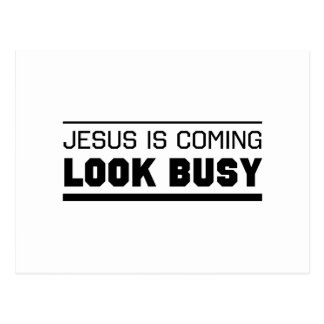 jesus is coming look busy t shirt