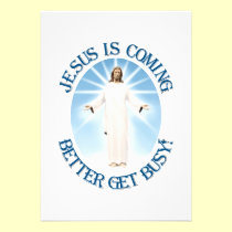 Jesus is Coming invitations