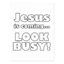 Jesus is coming... postcards