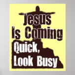 Jesus Is Coming Poster