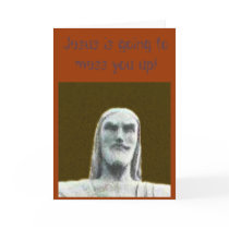 Jesus is going to mess you up! Merry Christmas! cards by greatshame Jesus is going to mess you up! Merry Christmas! cards