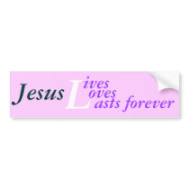 jesus is IV bumper stickers by austbunch jesus is IV bumper stickers