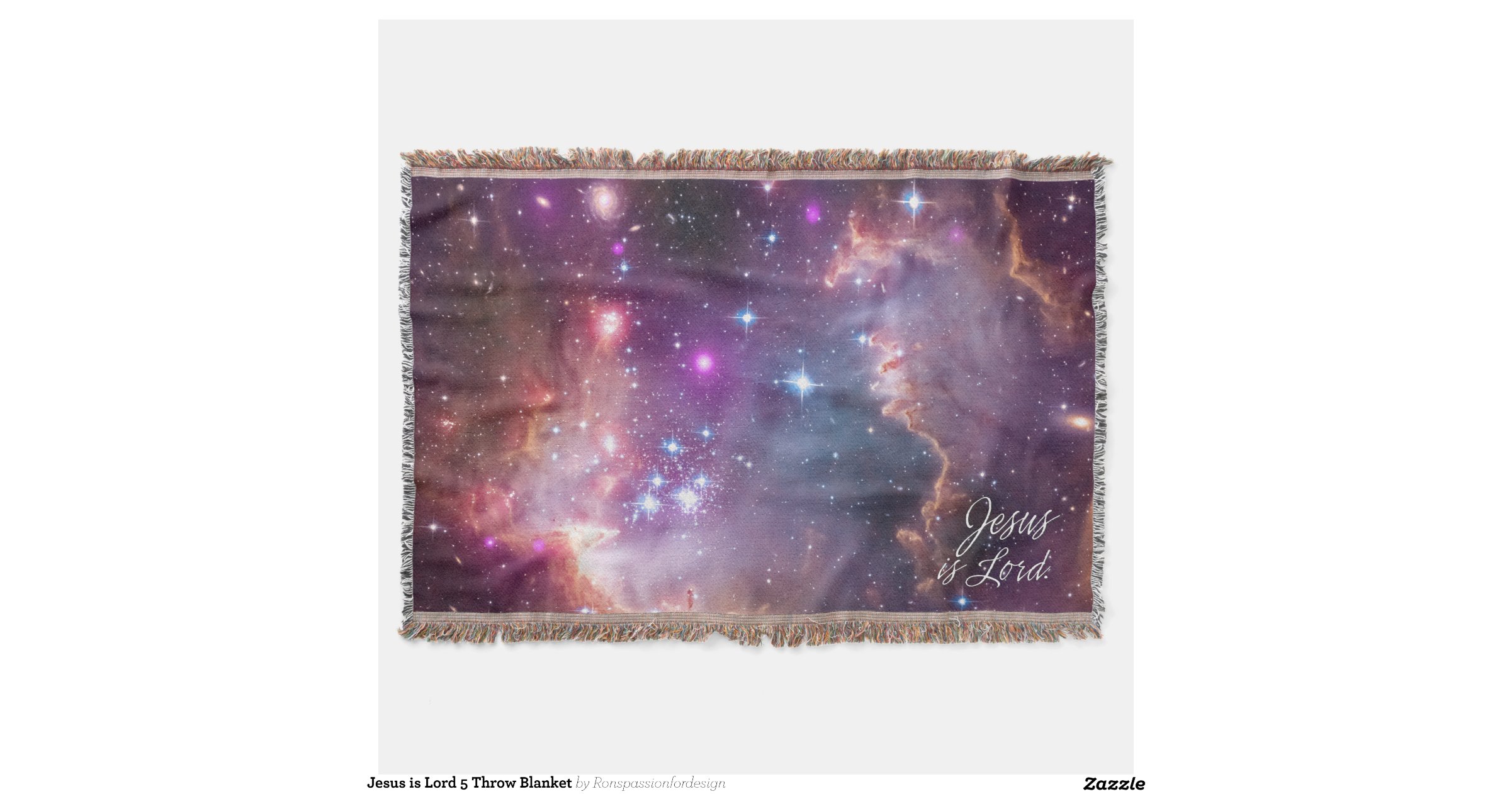 Jesus is Lord 5 Throw Blanket Zazzle
