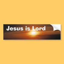 Jesus is Lord bumper stickers