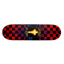 Jesus is Lord Cross skateboard