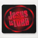 Jesus is Lord mousepads by Pazzoom Jesus is Lord mousepads