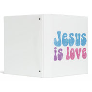 Jesus Is Love binder