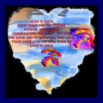 Jesus Is Love posters