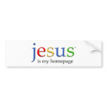 Jesus is My Homepage bumper stickers