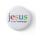 Jesus is My Homepage button
